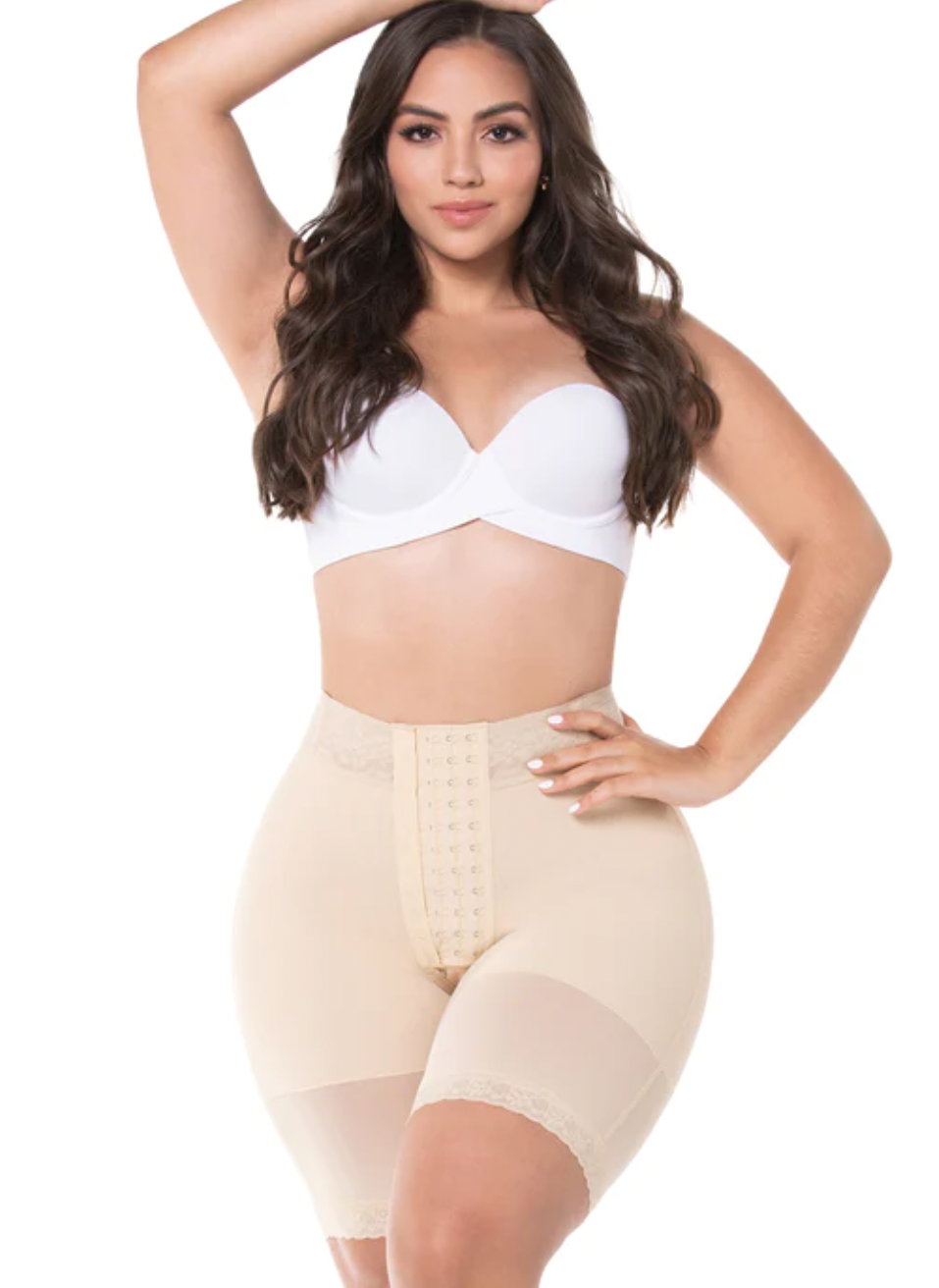 ON SALE M&D 00428 shorts, hourglass, BBL Tummy control, high waisted, –  Fajas Kataleya