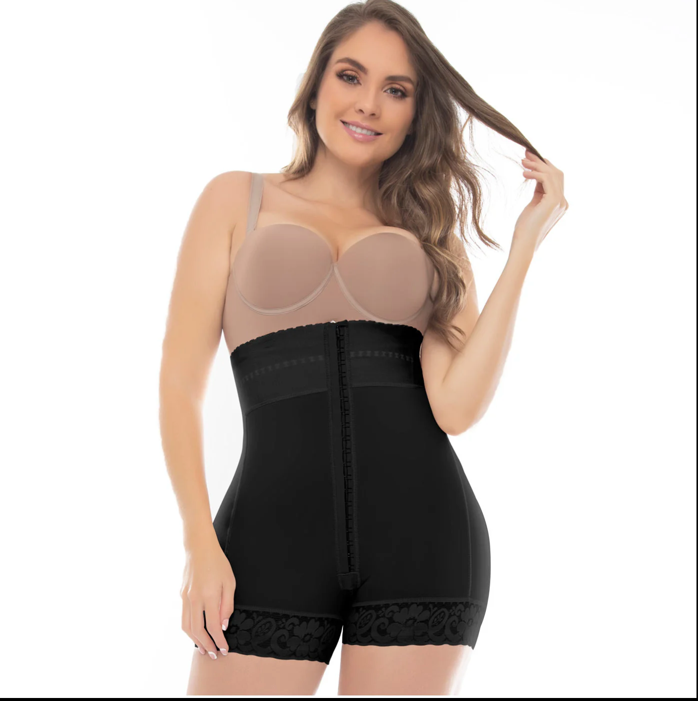6204 UP LADY Butt Lifter Tummy Control Mid Thigh Shapewear Shorts | Powernet