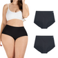 SP620NC SONRYSE Panty Daily Use Under Wear 2-Pack Tummy Control Mid Rise Shapewear Seamless Shaping Panties Sonryse