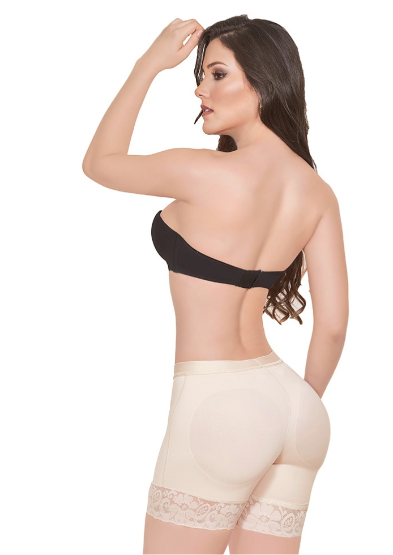 Colombian Short Faja Levanta Cola Tummy Control Butt-Lifter's Shaping Short  AS