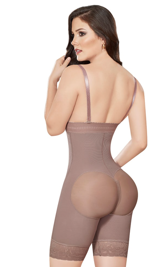 bebe Womens Body Shaper Tag Strapless Cupped Mid-Thigh