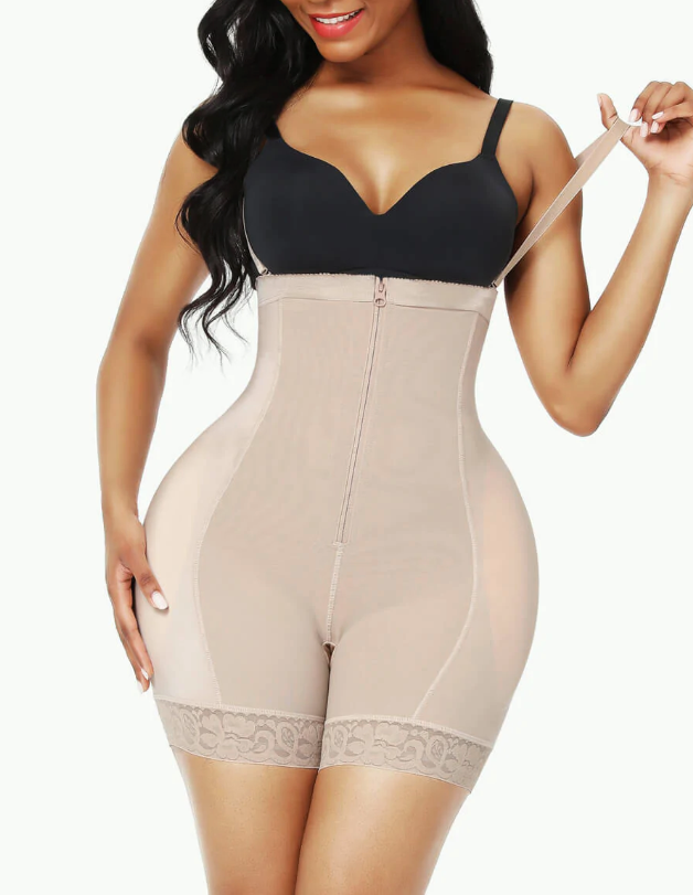 Shapewear Padded Hips And Butt For Plus Size Push Up Butt Shaper For Women  Tummy Control Panties High Waist Bbl Butt Lif size XXL Color Beige